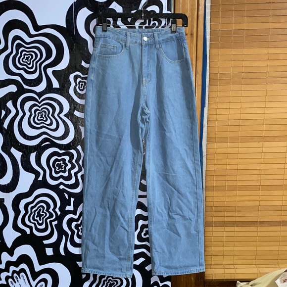 SHEIN Light Blue Women's Flare Jeans - Picture 1 of 2